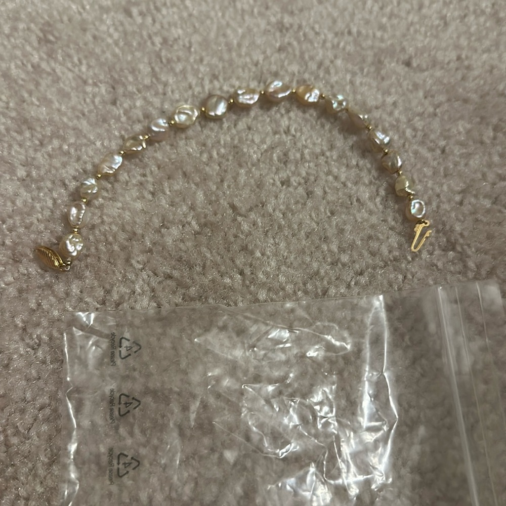 Pastel keshi pearl bracelet. Honora